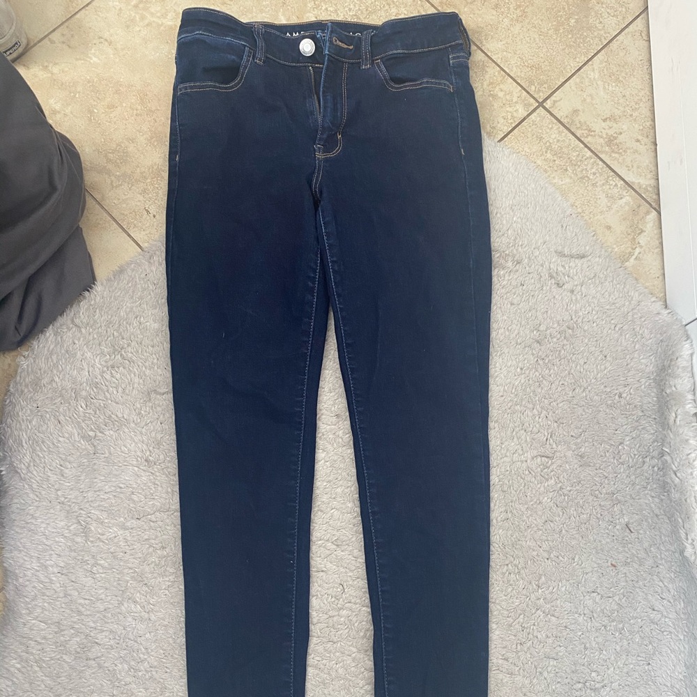 American Eagle dark wash jeggings